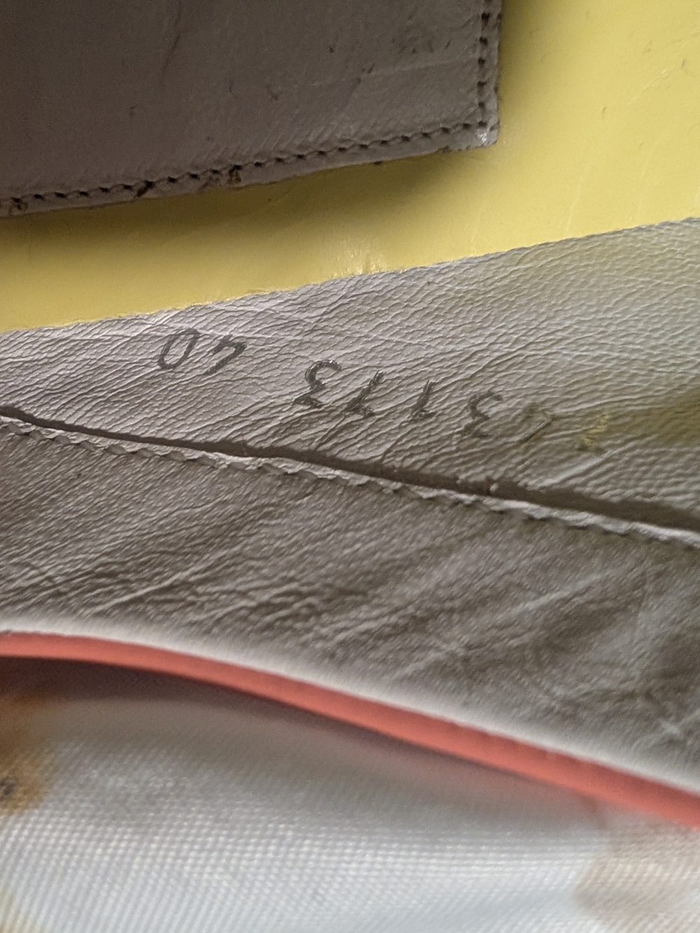 Emilio Pucci Yellow, Pink & Cream Slip-On Flats - Picture 7 of 7